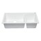 Alfi Brand White 34" Dbl Bowl Undermount Granite Composite Kitchen Sink AB3319UM-W - alternate 9